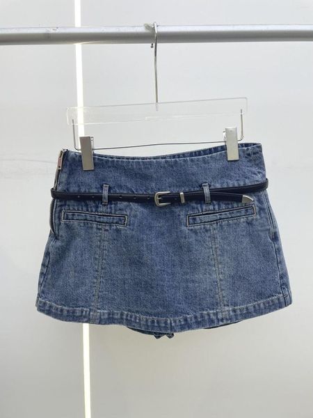 Damen-Shorts, Frühlings- und Sommerrock, super unbesiegbares Bein, lang, hohe Taille, perfekt verlängerte Linien