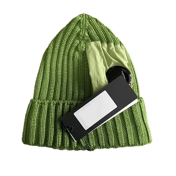 Autunno e inverno New Youth Winter Warm Hat Couple Cappello in maglia misto lana con lenti casual