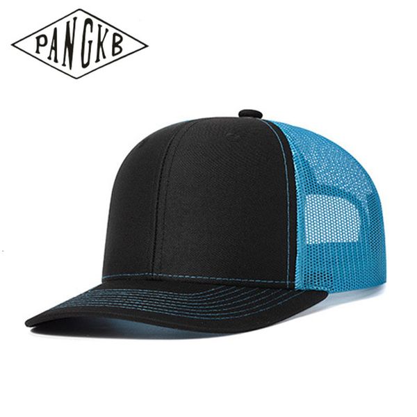 Ball Caps PANGKB Brand Blank Black Cap cappello sportivo traspirante in maglia blu di alta qualità per adulti alpinismo in esecuzione berretto da camionista 230706