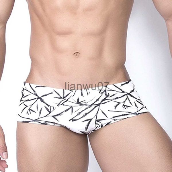 Erkek Mayo Erkekler Yüzme Sandıklar Pushup Mayo How Rise Bikini Mayolar Sörf Plaj Spandex Şortları Kuru Fit Yüzme Pantolon J230707