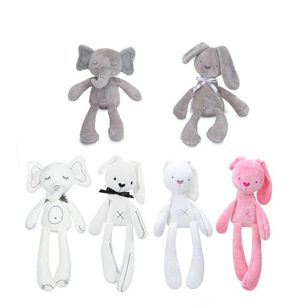 Симпатичная плюшевая длинная нога -кролик -игрушка из слона, детка, утешительная спальная кукла