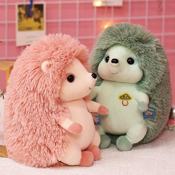 Animali di peluche ripieni Simpatici ricci Morbido peluche Peluche Baby Boy Girl Bambini Bambini Regalo di Natale 3 colori Jouets en peluche Kawaii L230707