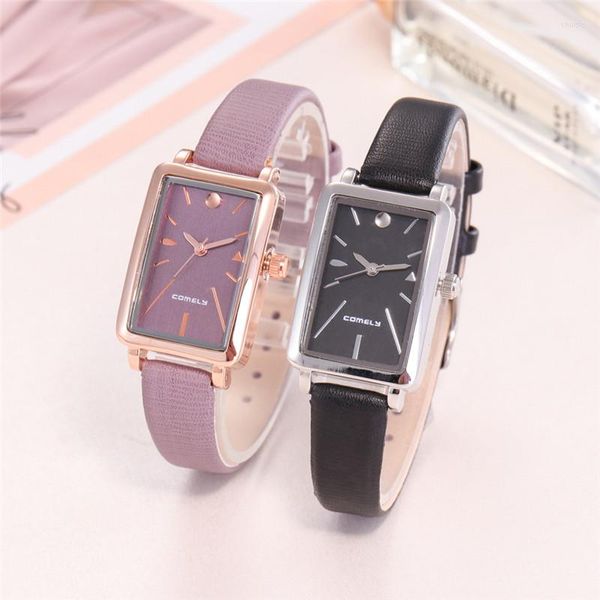 Orologi da polso Donna Orologio Moda Movimento giapponese Acciaio inossidabile Donna Rettangolare Cintura Quarzo Dames Horloges