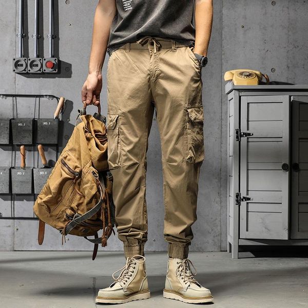 Hosen Herren Haruku Cargohose Streetwear Sport Jogginghose Jogger Lose Hip Hop Hose Männlich Mode Khaki Länge Hose Frühling