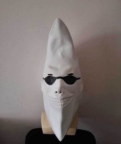 Máscaras de festa homem da lua máscara engraçada cabeça de lua halloween carnaval cosplay látex borracha desenho animado máscara 230706