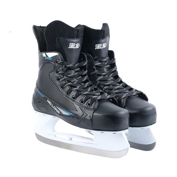 Schlittschuhe Winter Hockey Schuhe Professionelle Skating Klinge Thermal Verdicken Für Erwachsene Kinder Anfänger Verschleißfest 230706