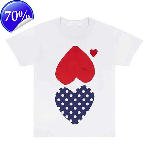 Gioca a T-shirt da uomo per bambini, amore, cotone, bianco, rosso, magliette, ragazzi e ragazze, maglietta allentata, top sw