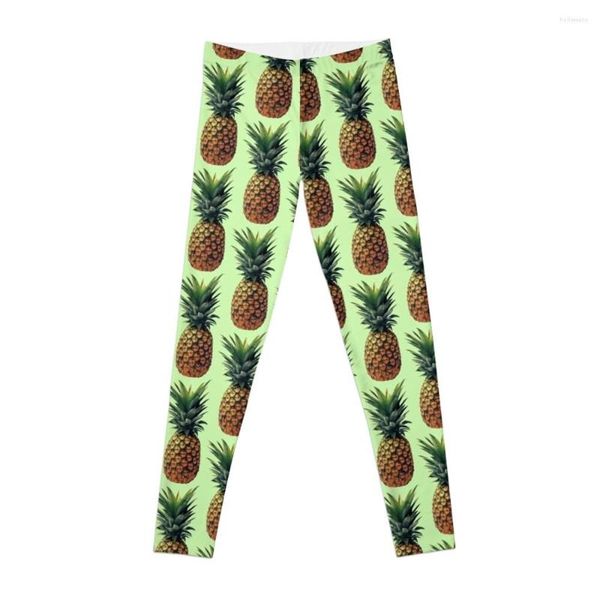 Pantaloni attivi Leggings ananas per ragazze Fitness Set Donna Palestra