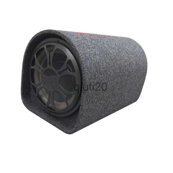 Alto-falantes portáteis 12V de alta potência para carro, subwoofer, amplificador de subwoofer cilíndrico de 10 polegadas para carro, estéreo universal, reprodutor de música para carro, alto-falante x0707