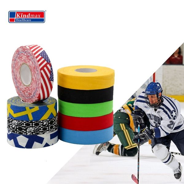 Air Hockey Kindmax Farbiges Athletic Ice Hockey Grip Tape Stick Good Gear Schienbeinschutzrolle für Fitness 230706