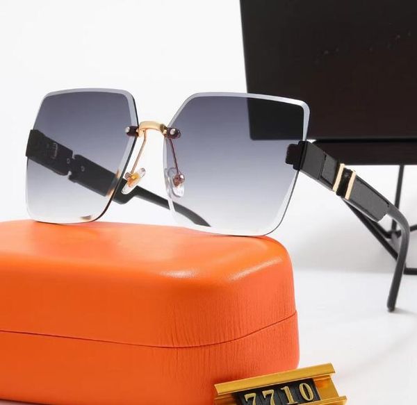 Kadınlar için En İyi Tasarımcı Güneş Gözlüğü Erkekler Vintage Rimless Gözlük Buffalo Korna Ahşap Çerçeve Kahverengi lens Net Kırmızı Aynı Erkekler ve Kadınlar Kutu Gözlükleri ile Toptan Satış