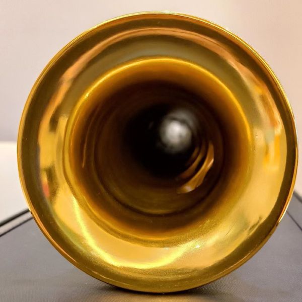 Hochwertiges 82Z B-Sopran-Saxophon mit geradem Rohr und lackiertem Goldmessing, original japanisches Struktur-Jazzinstrument