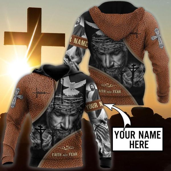 Herren Hoodies Herbst Jesus Christus 3D Hoodie All Over Print Warm Harajuku Casual Herren Sweatshirt Unisex Street Pullover Mode Jacke