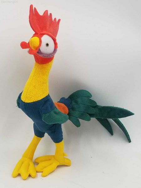 Фаршированные плюшевые животные Moana's Heihei Chicken 9 ”плюшевая игрушка кукол Дети дети L230707