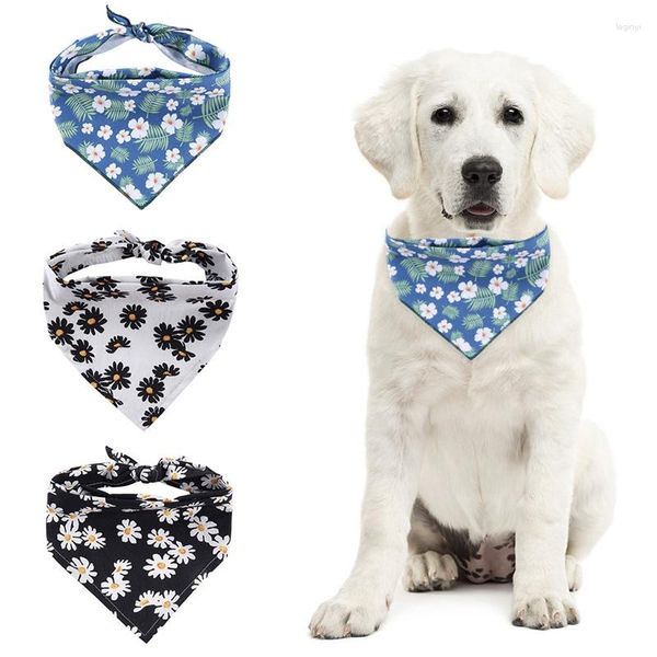 Hundehalsbänder, Haustier-Halstuch, Bandana-Kragen, Halstuch, verstellbare Dreiecks-Lätzchen für kleine, mittelgroße Hunde