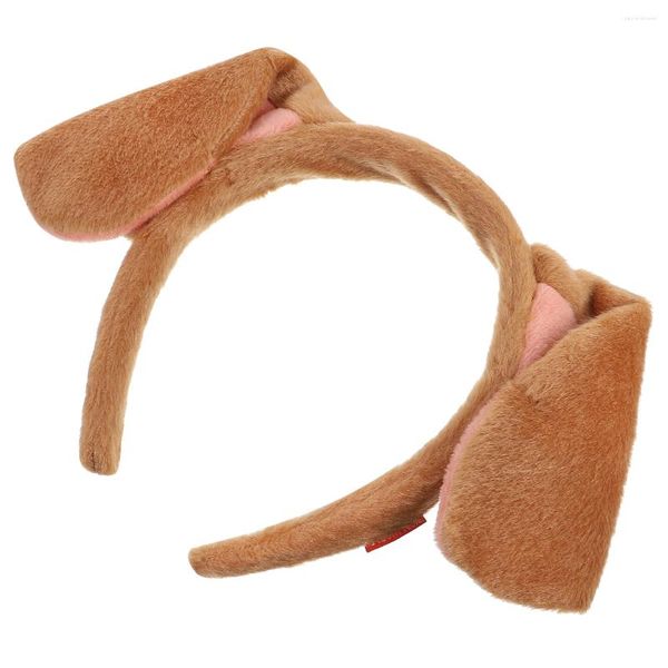 Bandanas hayvan kulakları saç çember bandana kafa bandı peluş köpek kulak başlık bantları kostüm yetişkin başörtü