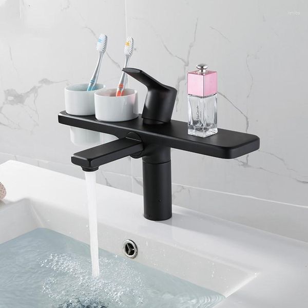 Смесители раковины для ванной комнаты матовая черная приподнятая кран бассейна с накрытой зубной щеткой для чашки фильтров