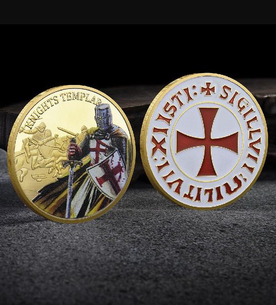 Arti e Mestieri Commercio all'ingrosso di monete da collezione medaglie commemorative stampate a colori in rilievo tridimensionale in argento placcato oro