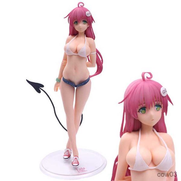 Action Toy Figures 26cm Alter To Love Sexy Swimsuit Bikini Action Figure Sexy Deviluke Girl Collection Model Toys Gift R230707