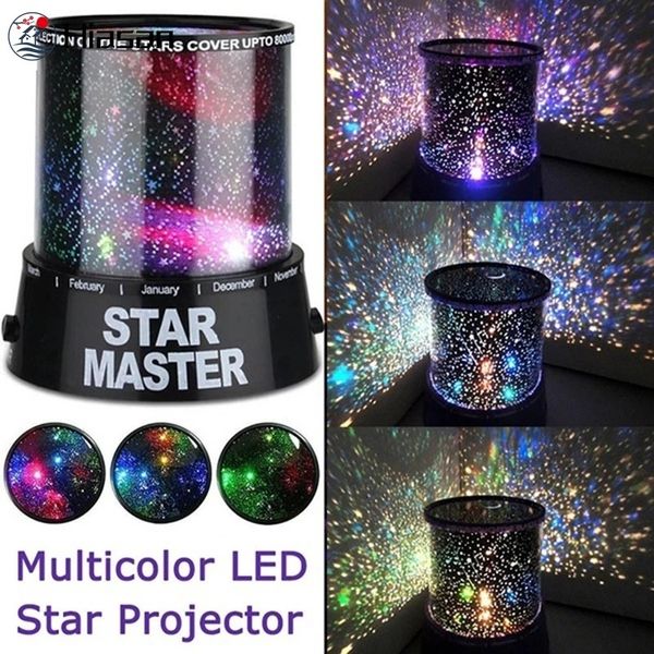 Articoli di novità Star Master LED Starry Sky Projector Lamp Night Light 230707