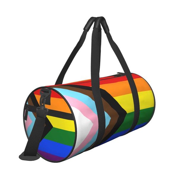 LGBT Männer Frauen Reisetaschen Vintage Unisex Tragetaschen für Frauen Große Kapazität Koffer Handtaschen Handgepäck Duffle Bag