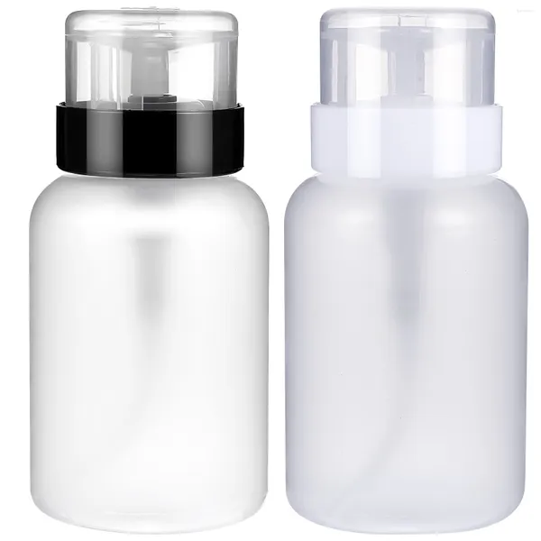 I contenitori per la rimozione dello smalto per bottiglie di gel per unghie rendono le bottiglie vuote Dispenser per pompa in plastica trasparente