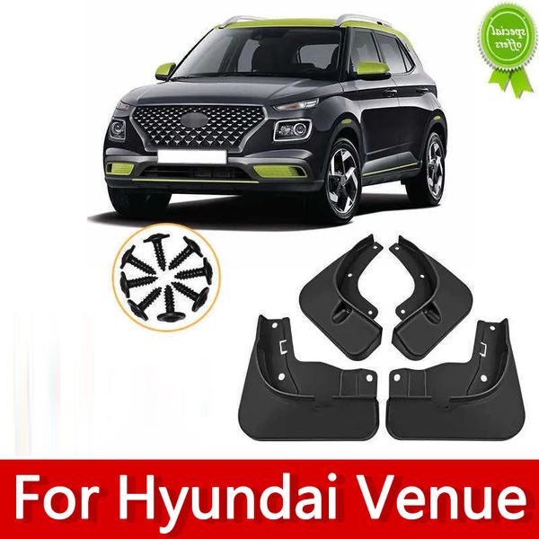 Hyundai Venue için Yeni 2019 2020 2021 2022 Ön Arka Çamur Çamur Flaps Sıçraması Guard Mudguards Mudflaps Stil Aksesuarları