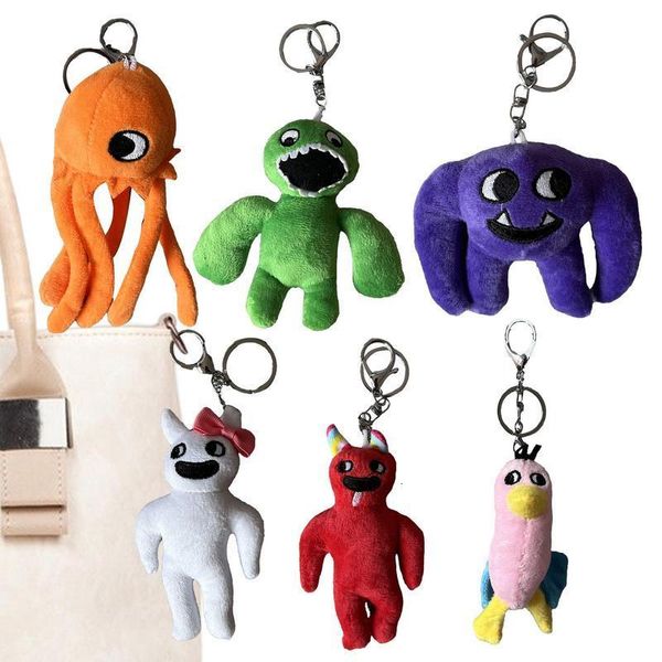 Schlüsselanhänger Lanyards 6 Stück Garten Bandang Plüsch Schlüsselanhänger Monster Puppe Charm Schlüsselanhänger Stofftier Damen Taschenanhänger Auto Schlüsselanhänger Kindergeburtstagsgeschenk 230706