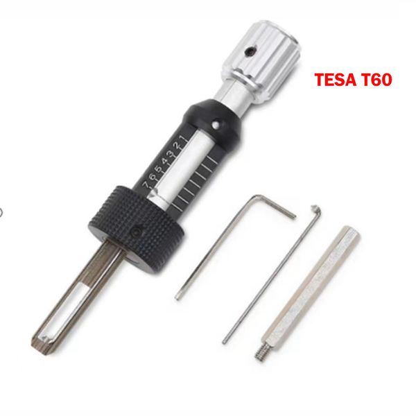 Haoshi Tools TESA- T60 Decodificatore di apertura della serratura Cilindro della serratura Cilindro della porta Serrature Apri Pick Attrezzi del fabbro