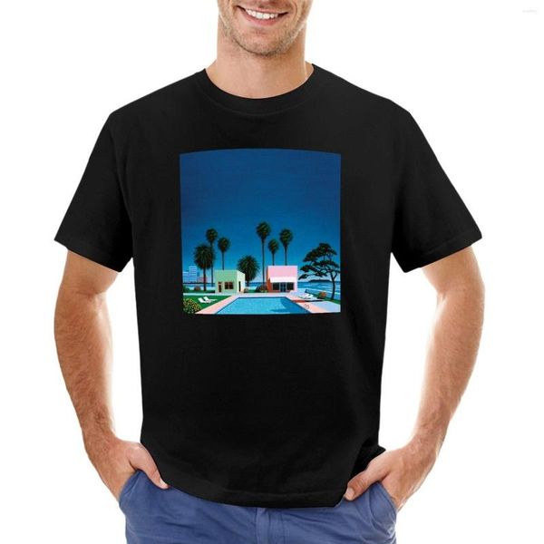 Canottiere da uomo Hiroshi Nagai Art Print Poster Vaporwave Camicia Carta da parati T-Shirt Felpe Magliette da uomo