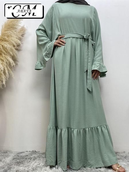 Abbigliamento etnico Design Burqa islamico Nero lungo caftano Caftano marocchino Partito Abaya Donna Dubai Hijab Abito donna musulmana Turchia