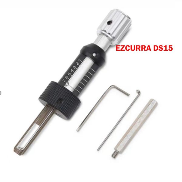 Ferramentas Haoshi EZCURRA DS15 Decodificador Fechadura Cilíndrica Cilindro Fechaduras Porta Abridor Escolha Ferramentas de Serralheiro