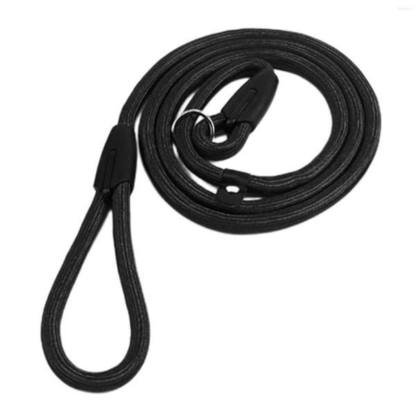 Hundehalsbänder Haustier Nylonseil Trainingsleine Slip Strap Verstellbares Traktionshalsband Gepolsterter Griff Welpe