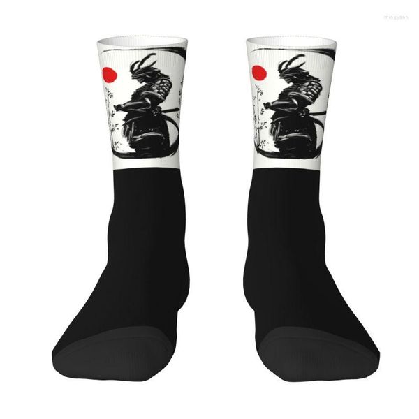 Herrensocken Japanische Samurai Warrior Crew Unisex Süßes 3D-gedrucktes Katana Bushido-Kleid