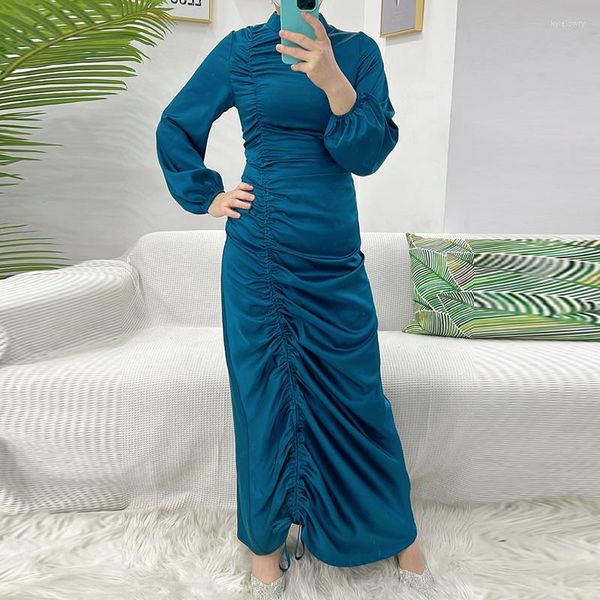 Ethnische Kleidung, Naher Osten, Türkei, Dubai, weich, einfarbig, muslimische Damen-Robenkleid, islamisches Retro-Luxus-Ramadan, edle Mode