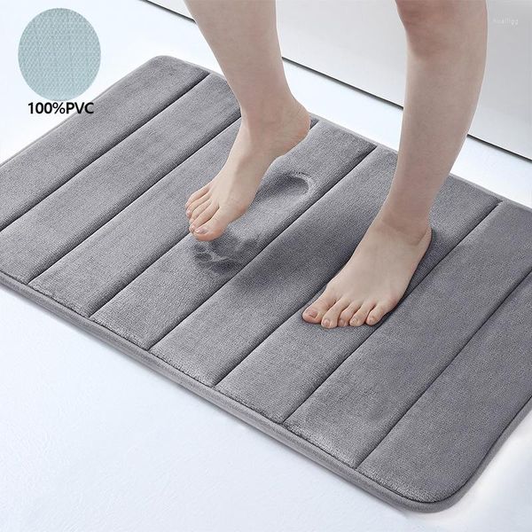 Tapetes Yinzam Super Memory Foam Bath Mat Antiderrapante Banheiro Tapete Grosso Coral Área Cozinha Tapete Macio Para Oração Banheira Chuveiro Piso