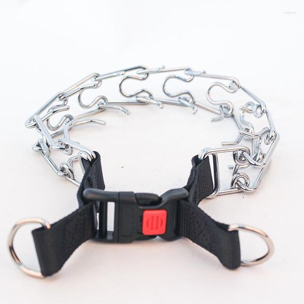 Hundehalsbänder, Metall-Eisen-Schloss-Halskette, abnehmbare Stimulationskette, Heimtierbedarf, Halsband, Halsring