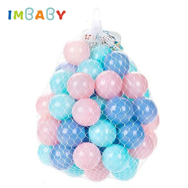 Balon Topları Havuz 100/200pcs 5.5/7cm Toplar Yumuşak Plastik Okyanus Topu İçin Yumuşak Plastik Okyanus Top