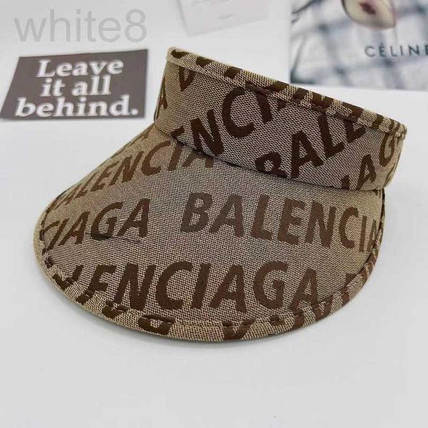 Ball Caps designer 2023 New Summer Sunscreen Hat Women's Empty Top Protezione UV Cerchietto per capelli Super Strong Antivento Versatile Fashion H3AL