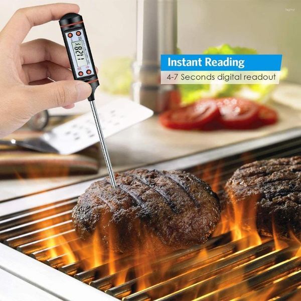 Ferramentas Cozinha Digital Comida Churrasco Sonda Água Leite Óleo Líquido Forno Sensor de Temperatura Medidor Termopar