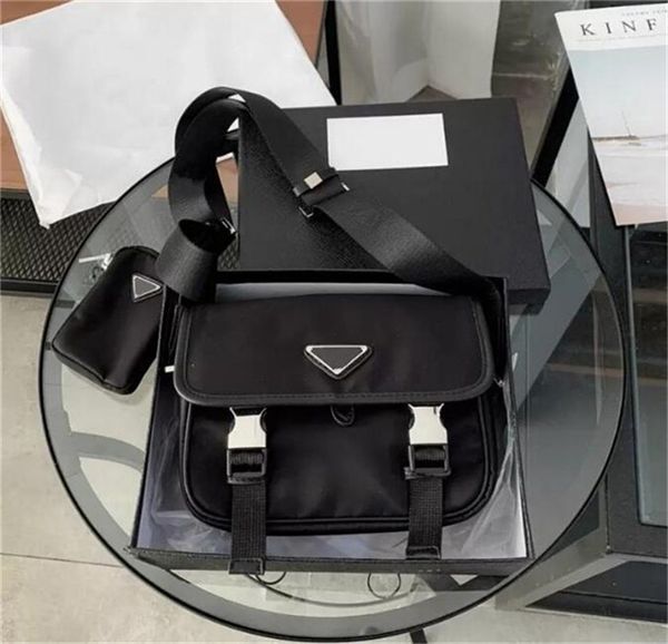 Moda lüks erkek siyah evrak çantaları tasarımcılar crossbody kadın omuz çantaları iş işe gidiş çantası naylon evrak çantaları