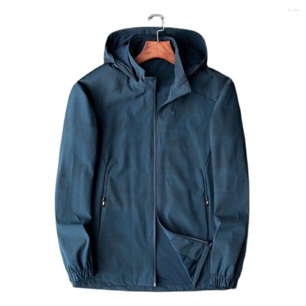 Männer Jacken Große Größe Dicke Männer Jacke Mit Kapuze Windjacke Plus 8XL Oversize Camping Mäntel Lose Männliche Outdoor Softshell