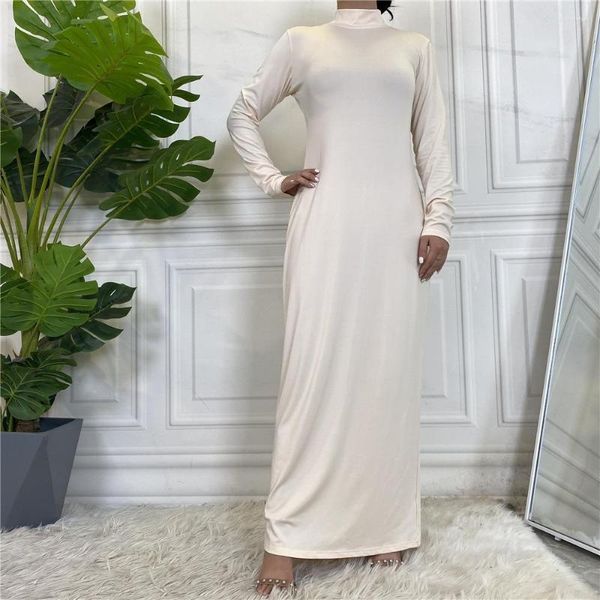 Abbigliamento etnico sotto Abaya Abito interno Turchia Moda musulmana araba Abiti africani pakistani Abaya per le donne Dubai Kaftan Robe Islam