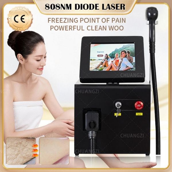 Neue Ankunft Schönheit Artikel 1600w/2000w 808nm Laser Haar Entfernung Maschine Salon Verjüngung Diode Laser Maschine