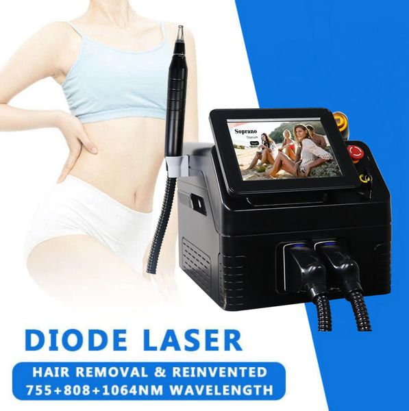 2023 Neueste 2000W Diode 2 in 1 Pico Laser 808 Lasermaschine Pikosekunden + 808 Haarentfernungsmaschine Diodenlaser Plus Pico