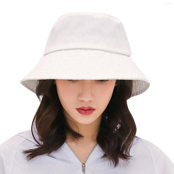 Cappelli a tesa larga Protezione solare universale Cappello da sole primaverile ed estivo per uomo Donna Pattinatore a secchiello Donna 64