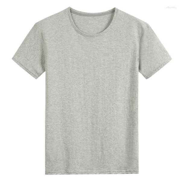 Abiti da uomo NO.2 A1250 T-shirt estiva in cotone Tinta unita Tessuto soft touch Basic Top Tees Abbigliamento uomo casual