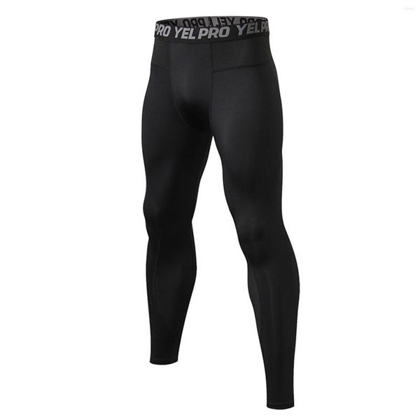 Calças Masculinas Masculinas Simples Base de Basquete Treino Jogging Compressão Perneiras Justas Fitness Roupas Esportivas Academia