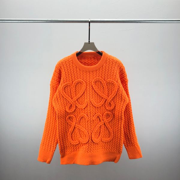 2023 Yeni Avrupa Kadın ve Erkek Tasarımcı Sweaters Retro Klasik Lüks Sweatshirt Erkekler Kol Mektup Nakış Yuvarlak Boyun Rahat Yüksek kaliteli jumper009