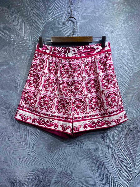 Designer-Damen-Shorts, vielseitig, Street Shoot, Altersreduzierung, 2023, Frühling und Herbst, neue bedruckte Baumwoll-Shorts